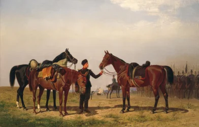 Lanceiros proprietários de cavalos de mão